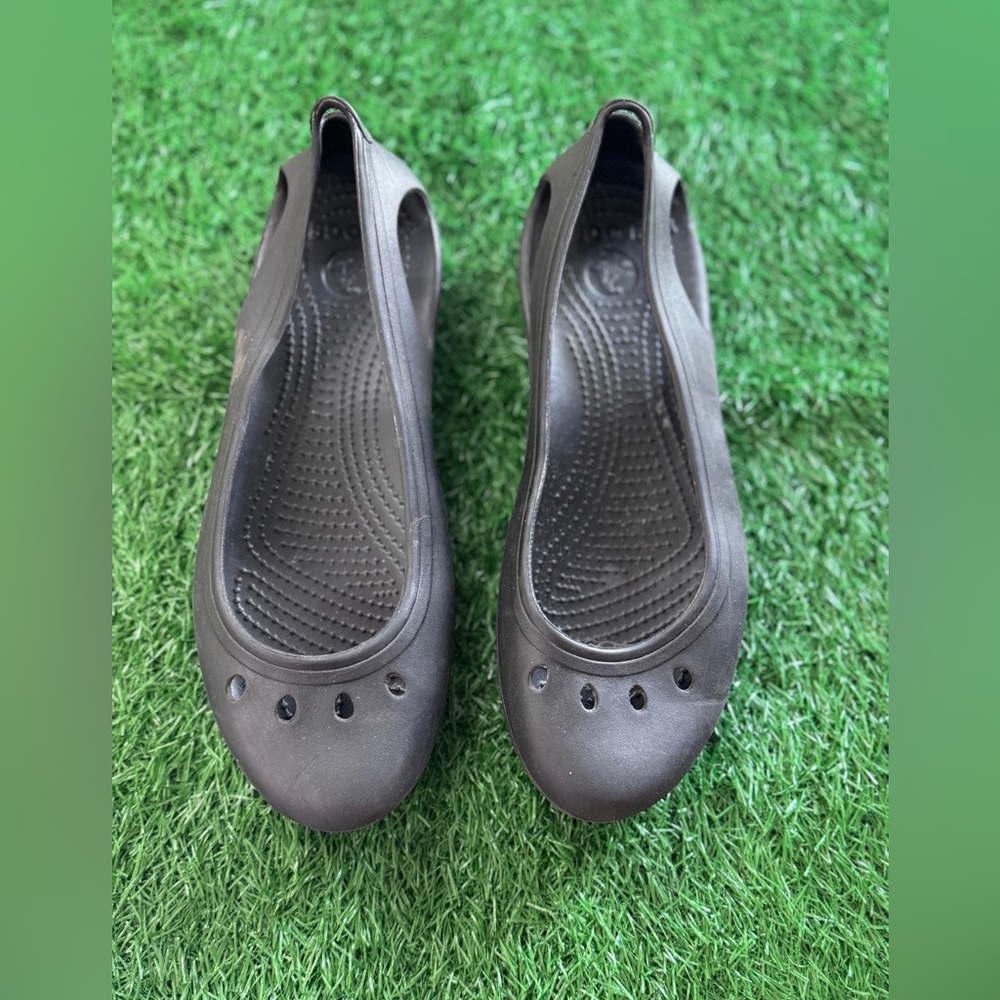 Crocs Stylish Black Women's Shoes Size 10